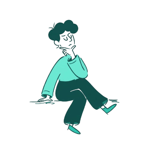 Person thinking